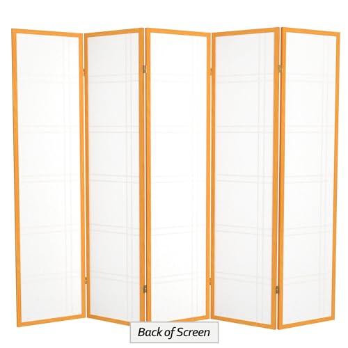 6 Panel Honey Room Divider X65165