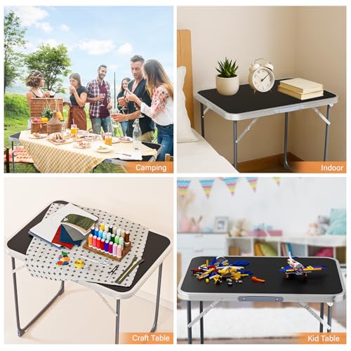 3ft Aluminum Folding Camping Table with Carrying Handle L179408