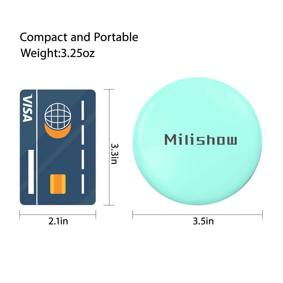 LED Light Compact Mirror with 10x Magnification and Tweezer Set J252029
