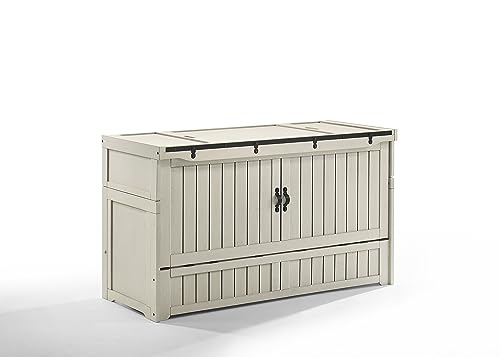 Murphy Cube Cabinet Bed (White, Queen) M597282