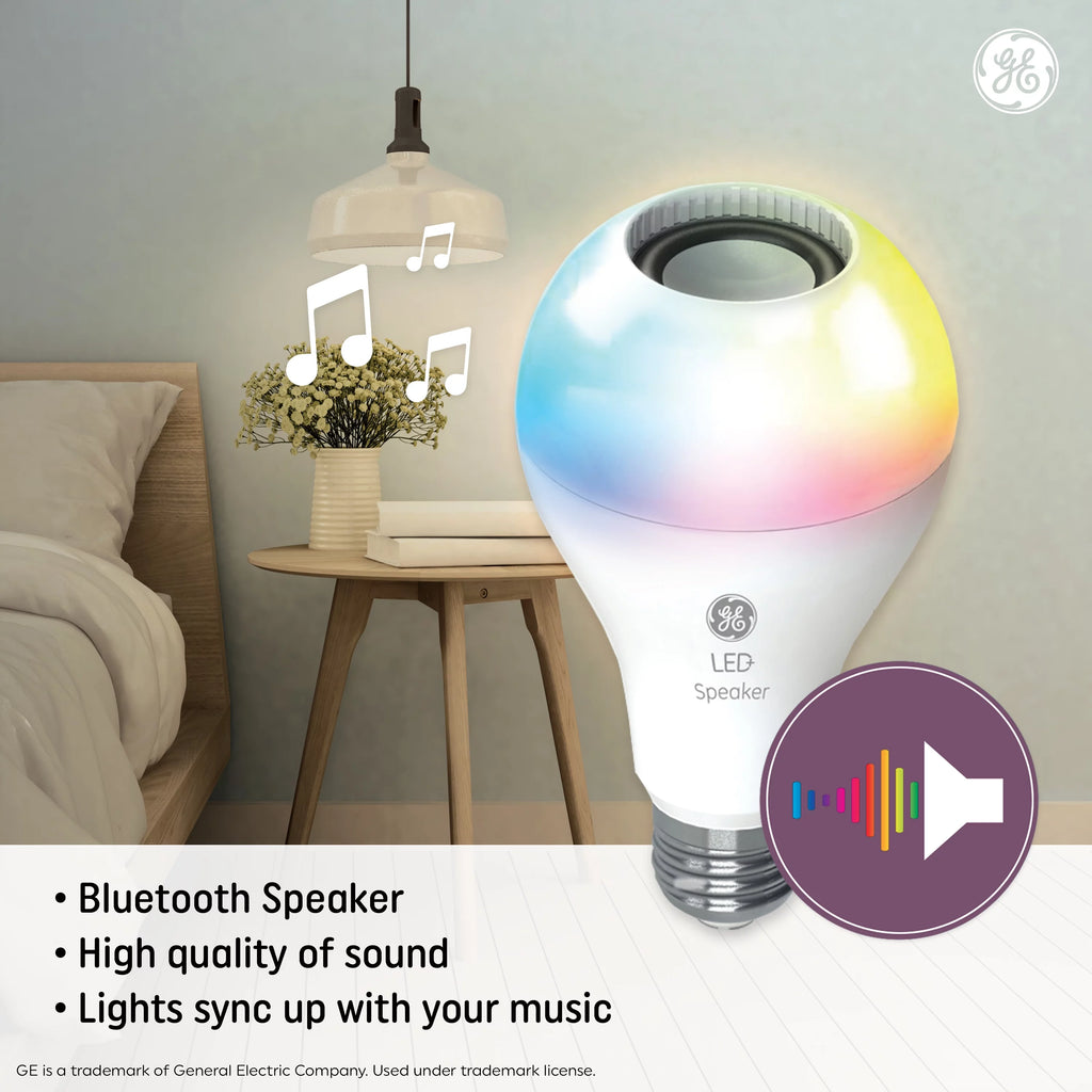 LED Light Bulb, Color Changing, 60W, A21, Medium Base, 2-Pack H82817