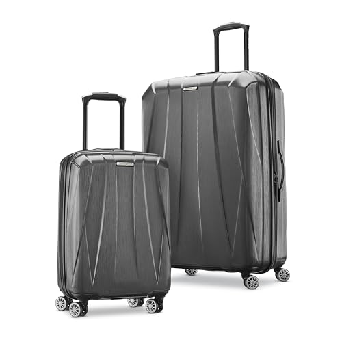 Hardside Expandable Carry-On Luggage with Spinner Wheels, Black, 20-Inch S82043