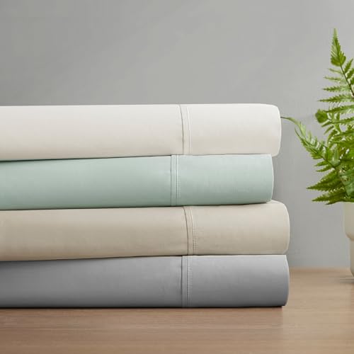 Organic Cotton Sheet Set Queen Grey 4 Piece R670018