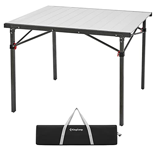 Folding Camping Table Portable Aluminum Roll Up Lightweight for Outdoor Picnic F98743