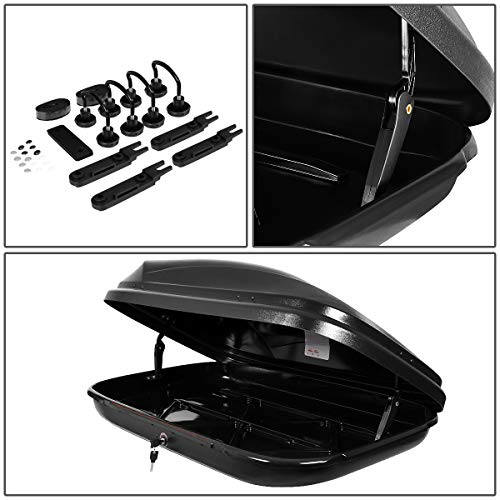 Heavy Duty Rooftop Cargo Carrier Lockable ABS, 110 LBS F238546