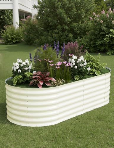 Galvanized Raised Garden Bed for Vegetables, Flowers, Outdoor D165
