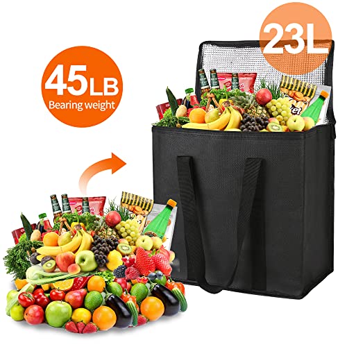 Insulated Food Delivery Bag Hot Cold Meal Carrier Cooler Tote K646948