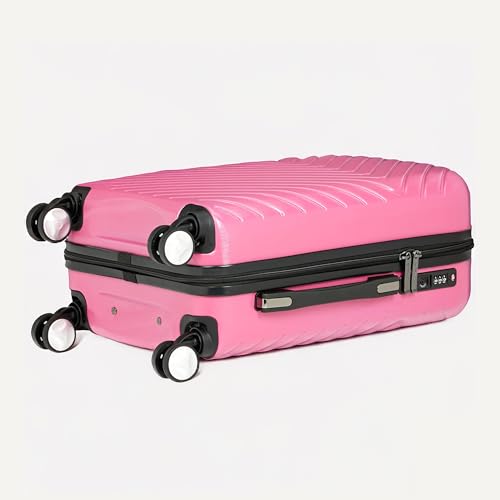 Carry-On Luggage with 8 Spinner Wheels, TSA Lock, Expandable, Navy Blue V3907