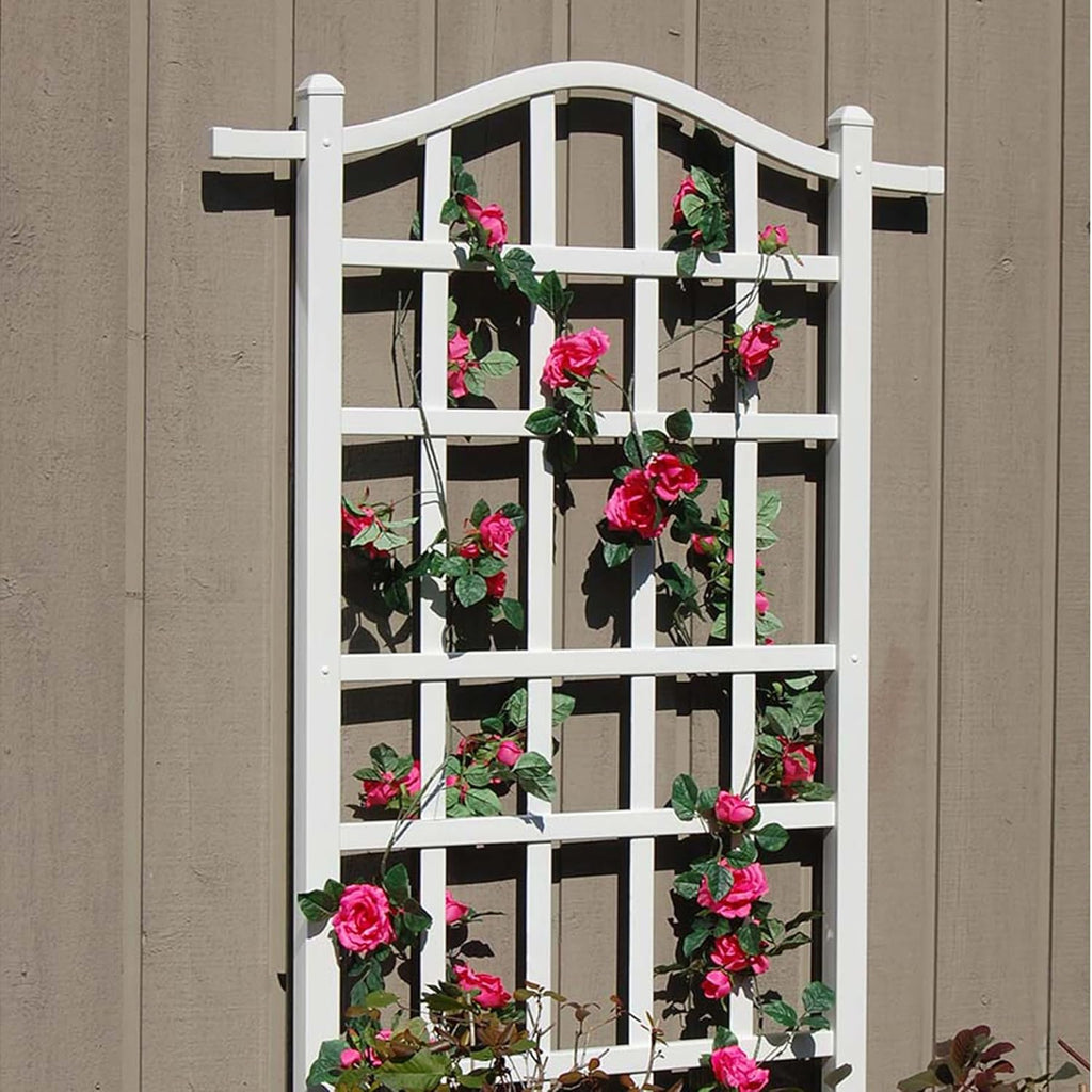 Garden Trellis Plant Support for Climbing Plants, White U18631