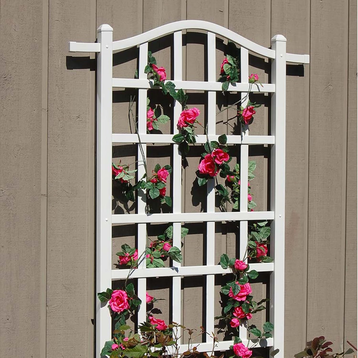 Garden Trellis Plant Support for Climbing Plants, White U18631
