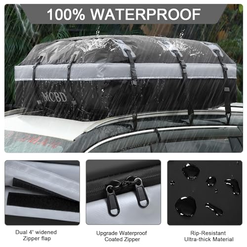 Soft-Shell Waterproof Rooftop Cargo Carrier for SUV, 21 Cubic Feet S158395