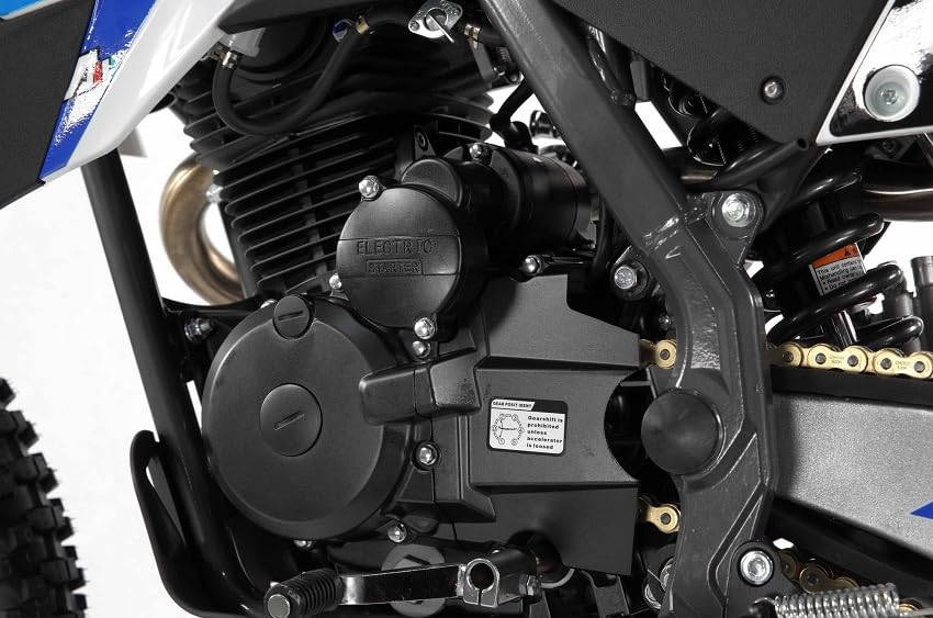 250cc Dirt Bike with Headlight and 5-Speed Manual Clutch K4703