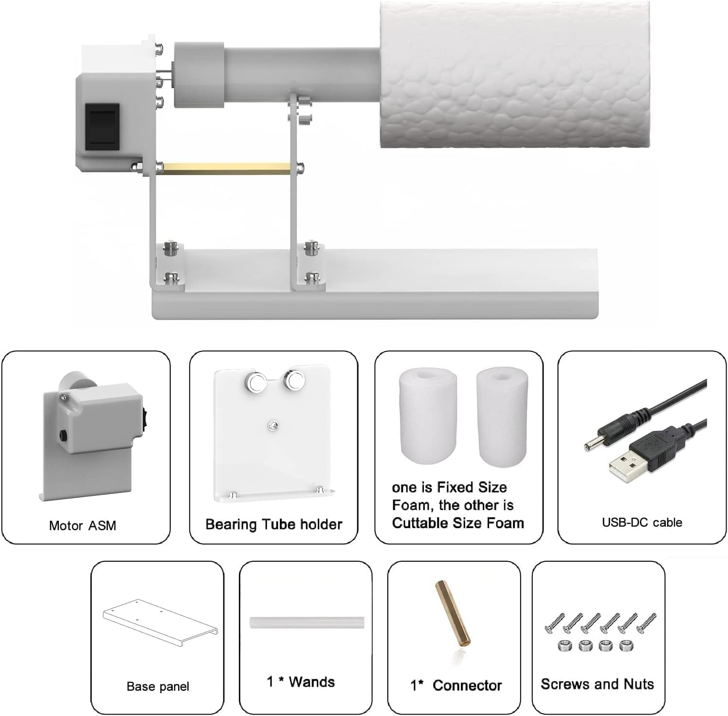 Tumbler Turner for DIY Glitter Epoxy Crafts R57366
