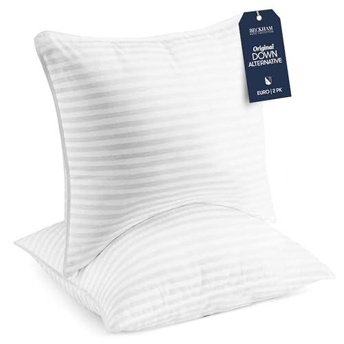 Bed Pillows Standard/Queen Size Set of 2 - Down Alternative Pillow for Sleeping R5876