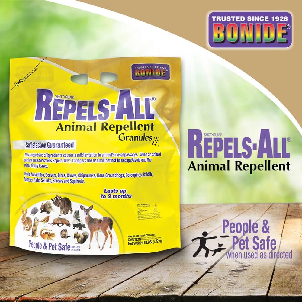 Animal Repellent Granules for Deer and Rabbits, 6 lbs E169828