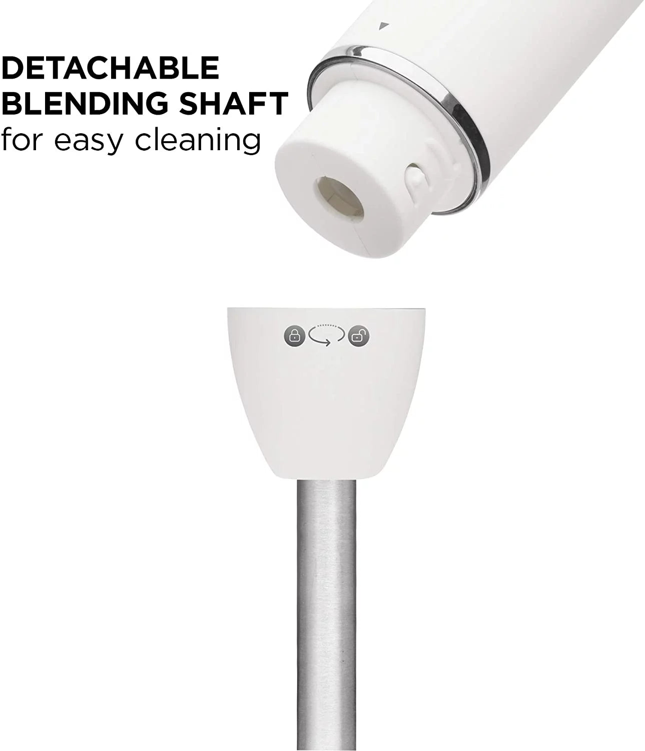 Immersion Hand Blender with Stainless Steel Blades, 2-Speed Control P927