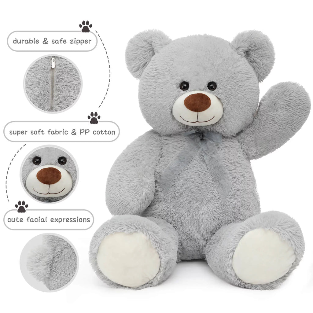 Giant Teddy Bear 35.4" Stuffed Animal Plush Toy L254