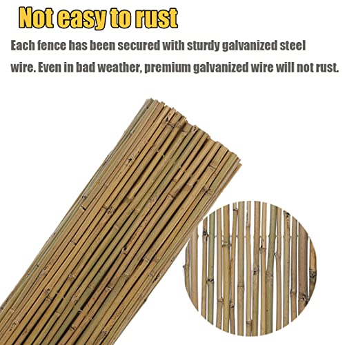 Bamboo Screen Fence Roll for Outdoor Garden Patio S37713