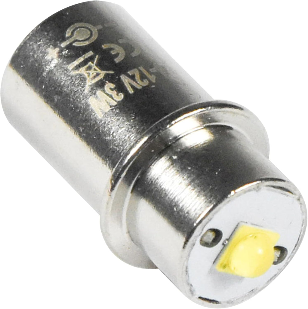 HQRP High Power 3w LED Bulb Compatible with Maglite 3D 4D 5D 6D / 3C 4C 5C 6C / 3-4-5-6 D/C Cell Torch Flashlights Conversion Bulb Upgrade