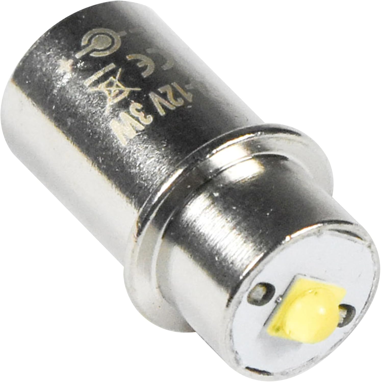 HQRP High Power 3w LED Bulb Compatible with Maglite 3D 4D 5D 6D / 3C 4C 5C 6C / 3-4-5-6 D/C Cell Torch Flashlights Conversion Bulb Upgrade
