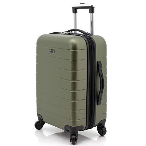 Smart Luggage Set with Cup Holder and USB Port, 20-Inch Carry-On K967