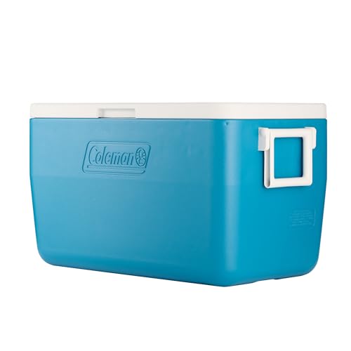 Insulated Portable Cooler with Ice Retention, 48qt W764332