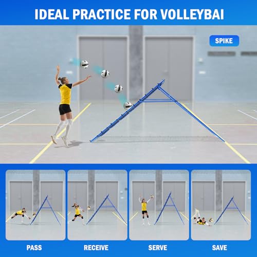 Volleyball Baseball Softball Rebounder Net for Outdoor Indoor Training L56619