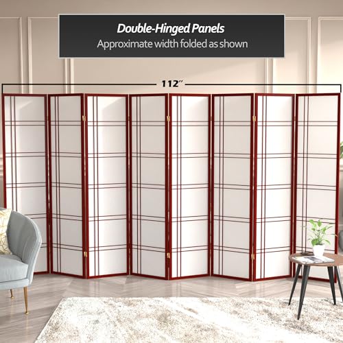 6 Panel Honey Room Divider X65165