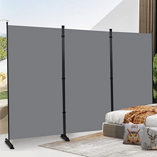Room Divider 6ft 3 Panel Portable Fabric Partition Screen H7762