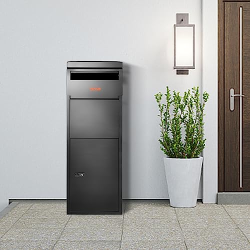 Package Delivery Box for Outside, Galvanized Steel with Coded Lock V5763