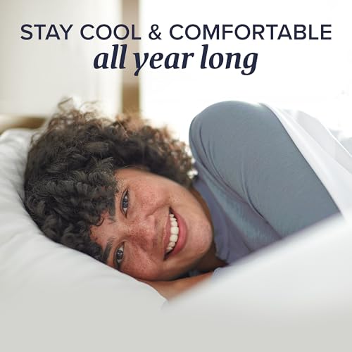 Bed Pillows Standard/Queen Size Set of 2 - Down Alternative Pillow for Sleeping R5876