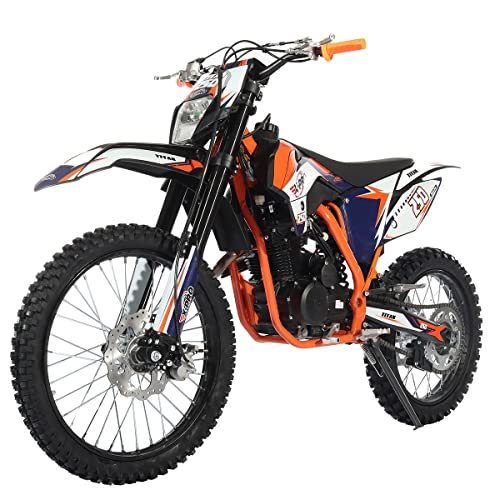 250cc Dirt Bike, 5-Speed Manual, Electric/Kick Start, 21"/18" Wheels V39817