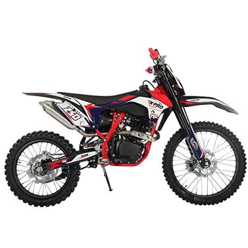 250cc Dirt Bike, 5-Speed Manual, Electric/Kick Start, 21"/18" Wheels V39817