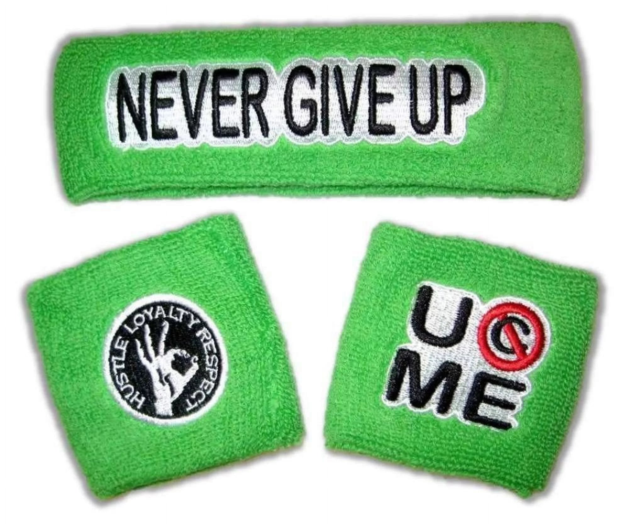 Kids Neon Green Costume T-shirt Hat Wristbands R639