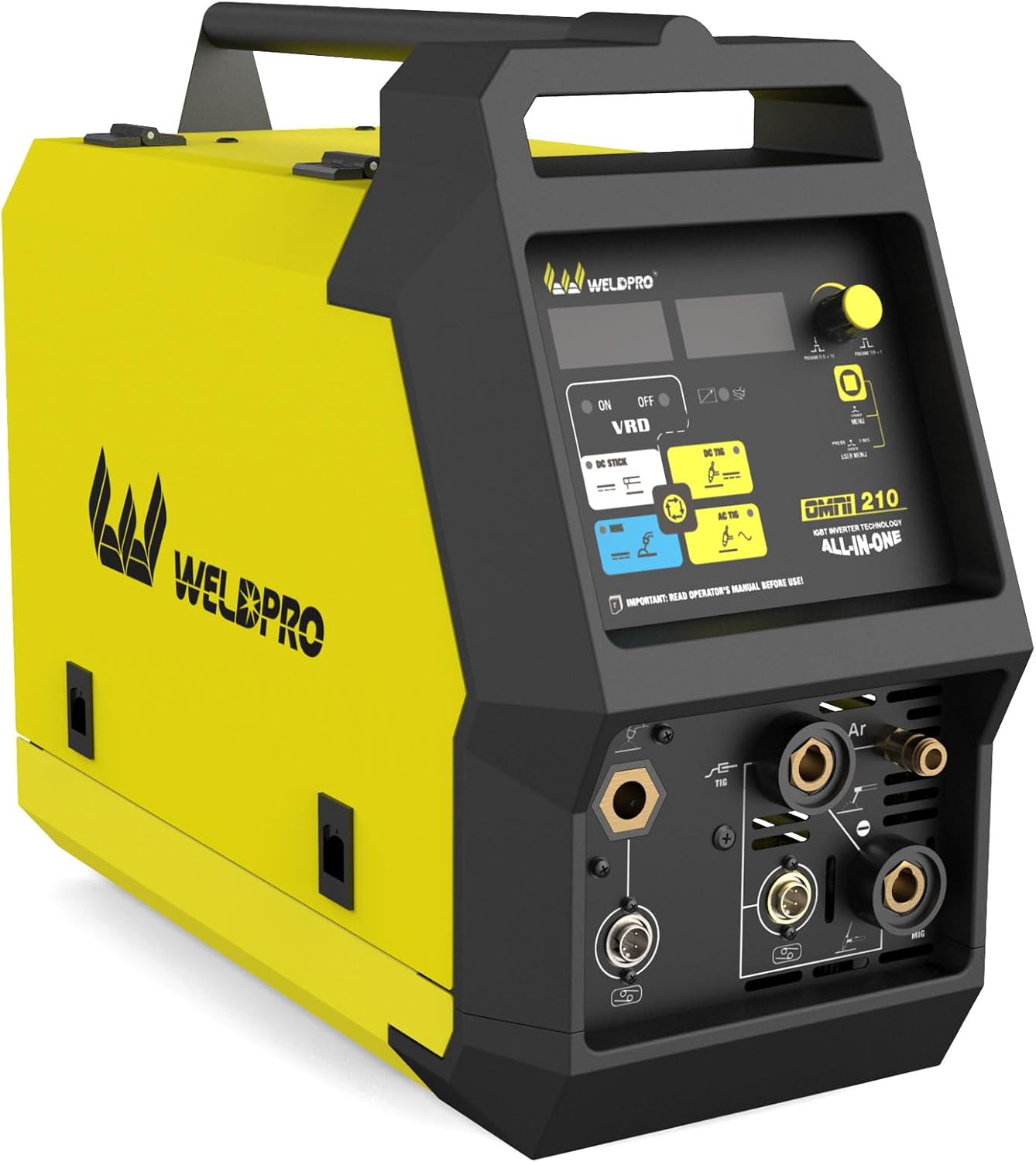 Multi-Process Welder 115V/230V AC/DC MIG/Flux Core/Stick/TIG with Pulser A441714
