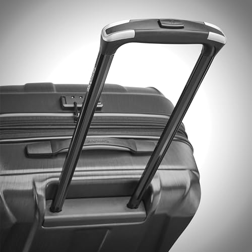 Hardside Expandable Carry-On Luggage with Spinner Wheels, Black, 20-Inch S82043