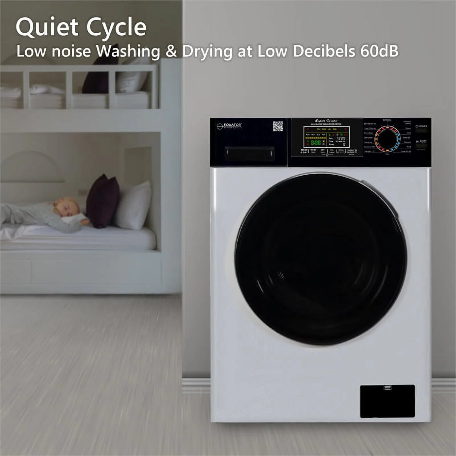 Compact 110V Combo Washer Dryer 18 lbs D646893
