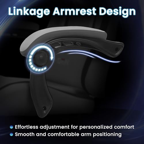 Gaming Chair with Footrest Lumbar Support High Back Recliner Ergonomic Leather Q8605