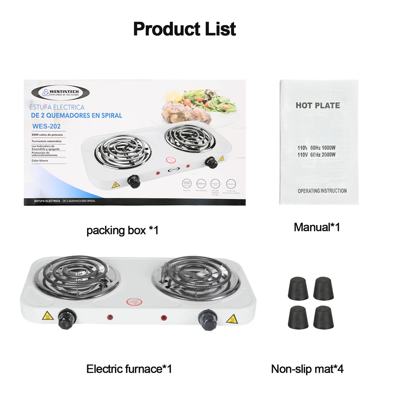 2000W Electric Stove Burner for Cooking M290594