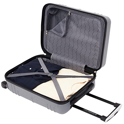 Carry-On 22-Inch Spinner Luggage, Charcoal L91083