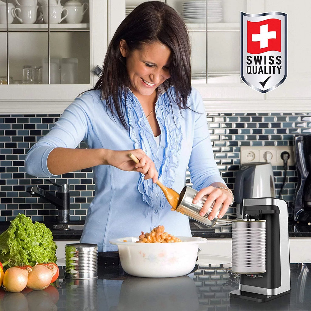 Electric Can Opener with Knife Sharpener and Bottle Opener J91817