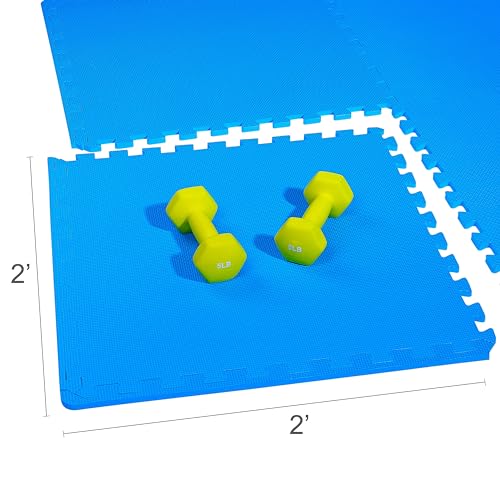 Puzzle Exercise Mat with EVA Foam Interlocking Tiles for MMA, Gymnastics and Home Gym N211438