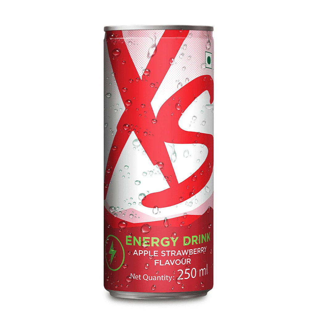 XS Energy Drink Apple Strawberry - LRSE 250 ml * 4 Cans