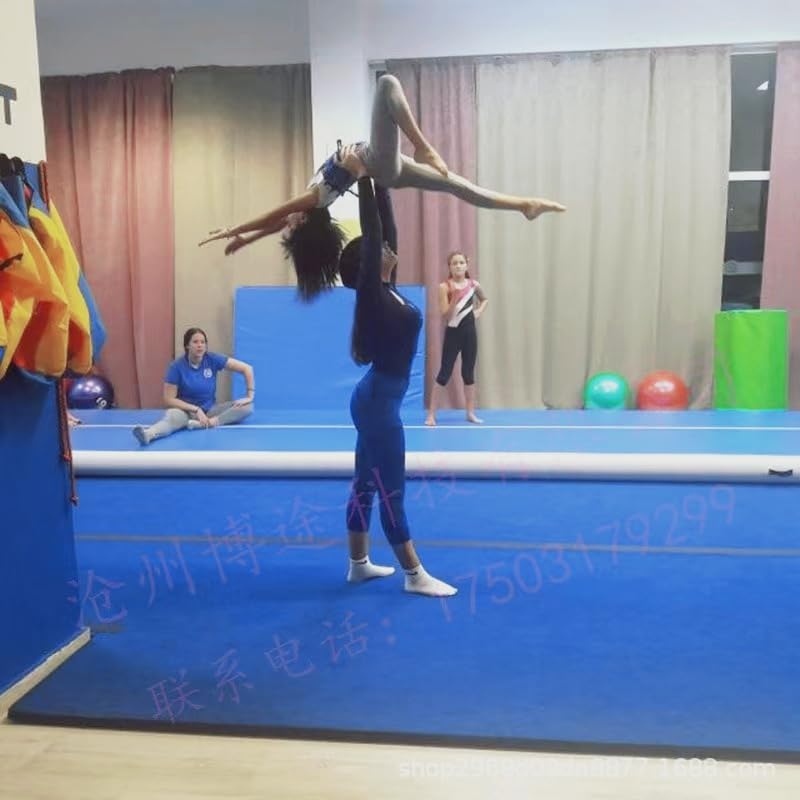 Indoor Gymnastics Track Mat with Grippy Carpet Top for Fitness and MMA U87004