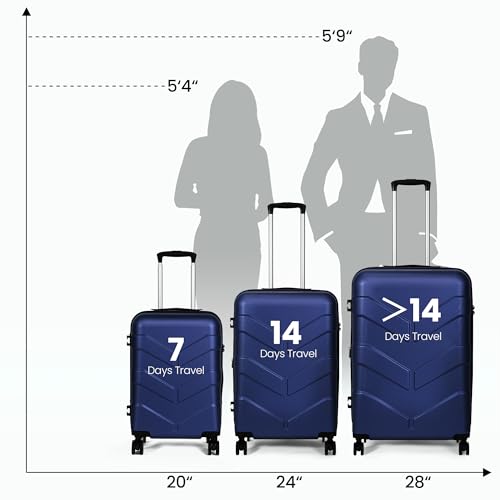 Hardside Carry-On Luggage 22x14x9 with Spinner Wheels R412965