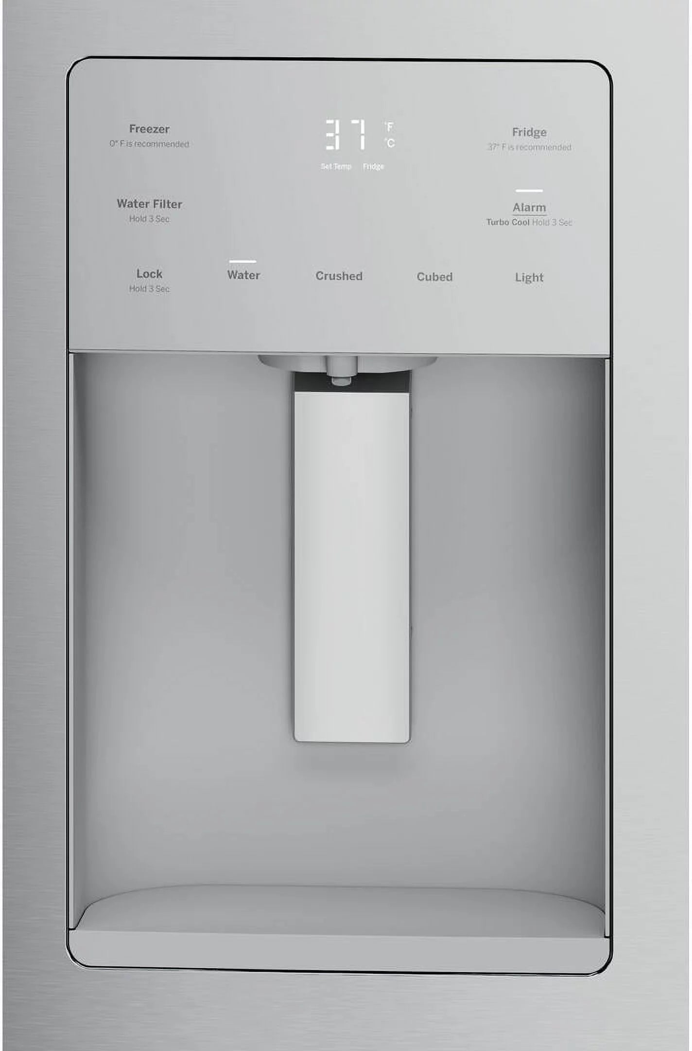 33" Counter Depth Side by Side Refrigerator, 17.5 cu. ft. N836