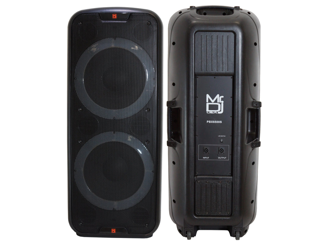 Professional Dual 15" 3-Way Full-Range Passive PA Loudspeaker O947