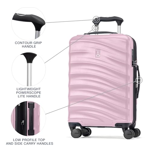 Hardside Expandable Carry-On Luggage with 8 Spinner Wheels and TSA Lock J560758