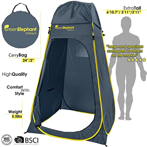 Camping Shower Tent - Portable Pop Up Privacy Tent for Outdoor Bathroom W41639