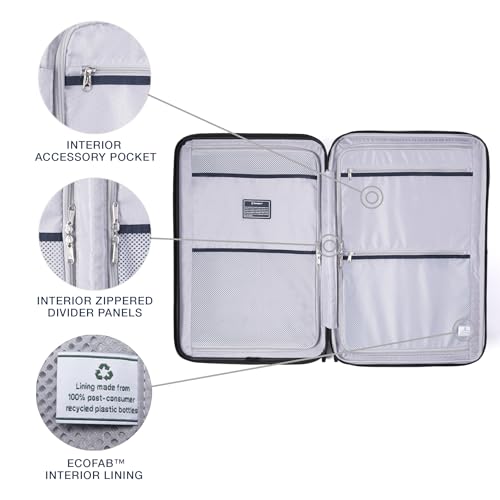 Hardside Expandable Carry-On Luggage with 8 Spinner Wheels and TSA Lock J560758